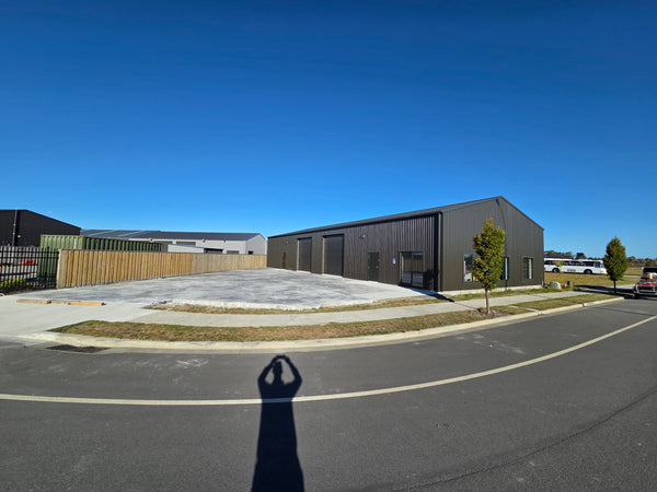 New Factory after concrete poured - March 2025