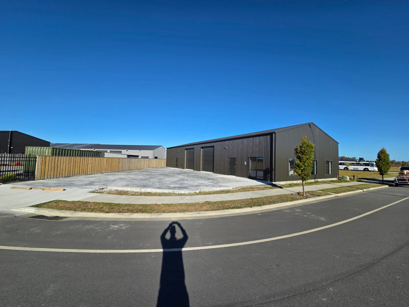 New Factory after concrete poured - March 2025