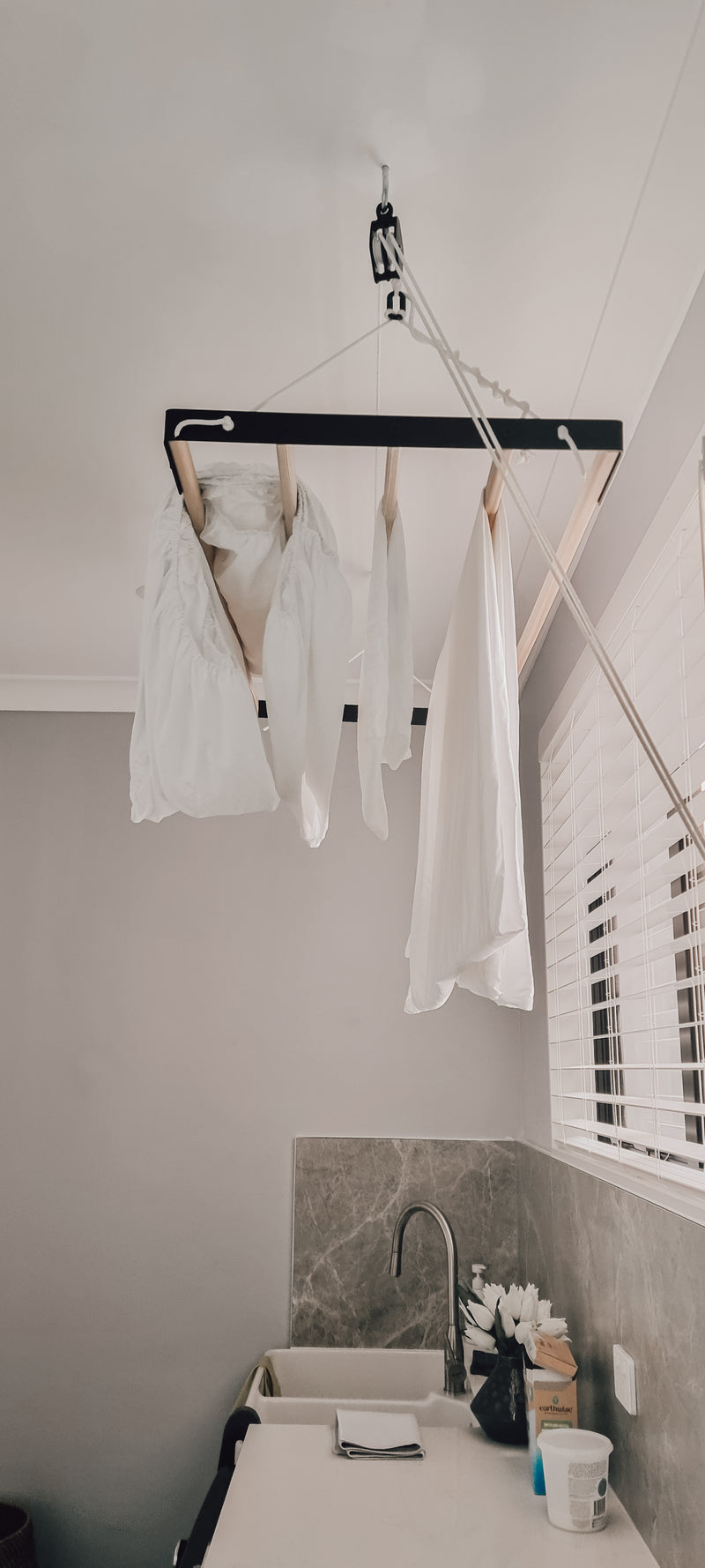 SwiftDry Loft Pulley Airer Black (3 Sizes)