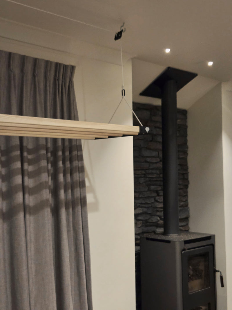 SwiftDry Loft Pulley Airer Black (3 Sizes)