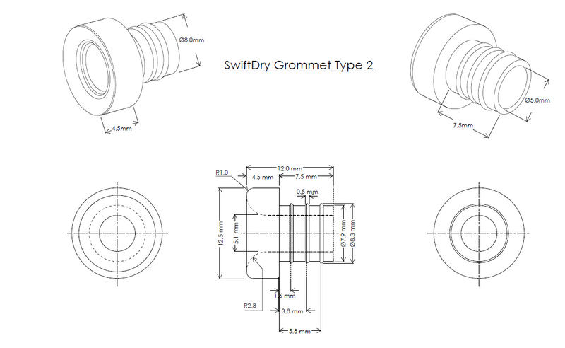 SwiftDry Grommets 10 Pack
