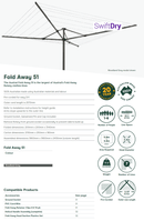 Austral Foldaway 51 Rotary - SwiftDry Clotheslines NZ