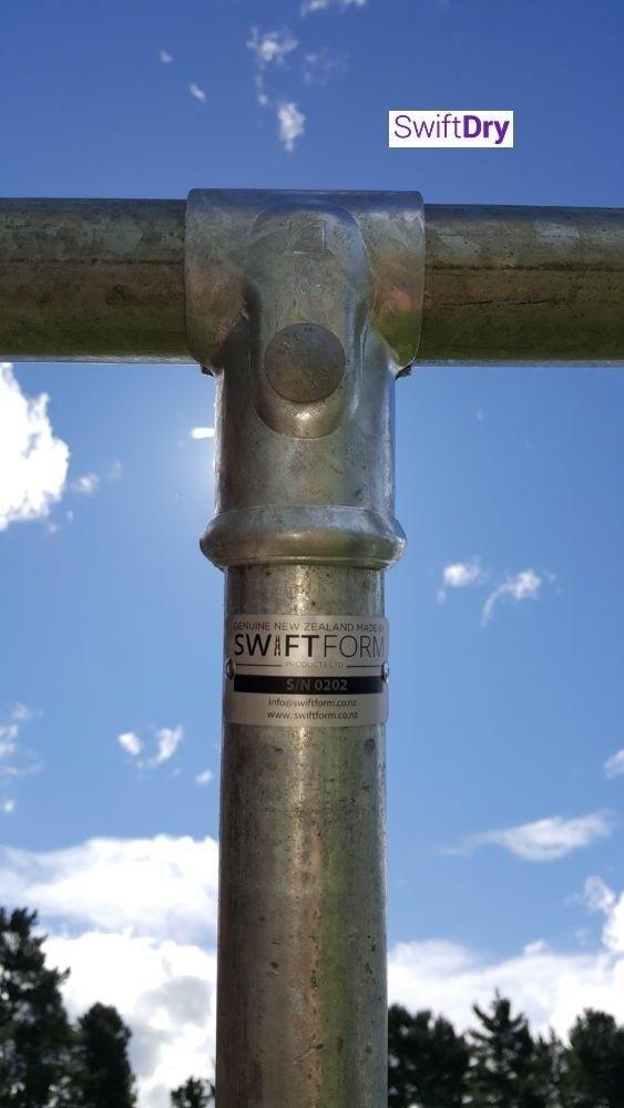 DandyLine T Bar Clothesline - (800mm wide, 24m) - SwiftDry Clotheslines NZ