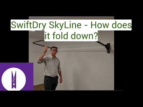SwiftDry SkyLine Folding Frame Washing line (13 Sizes)
