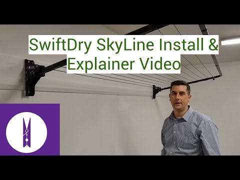 SwiftDry SkyLine Folding Frame Washing line (13 Sizes)