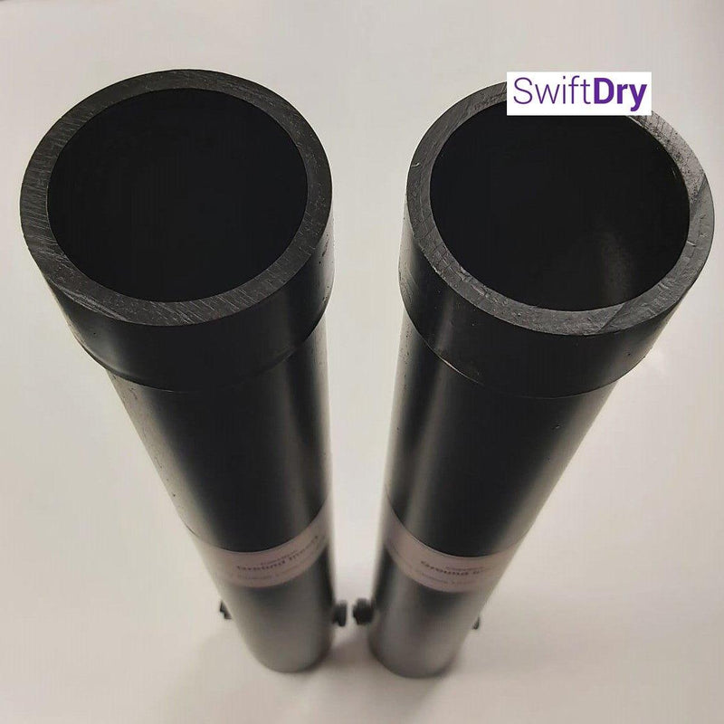 SwiftDry CoastLine In-Concrete Sleeves - Pair - SwiftDry Clotheslines NZ