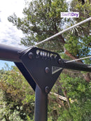 SwiftDry Coastline T Bar Clothesline (1200mm wide, 42m) - SwiftDry Clotheslines NZ