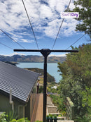 SwiftDry Coastline T Bar Clothesline (1200mm wide, 42m) - SwiftDry Clotheslines NZ